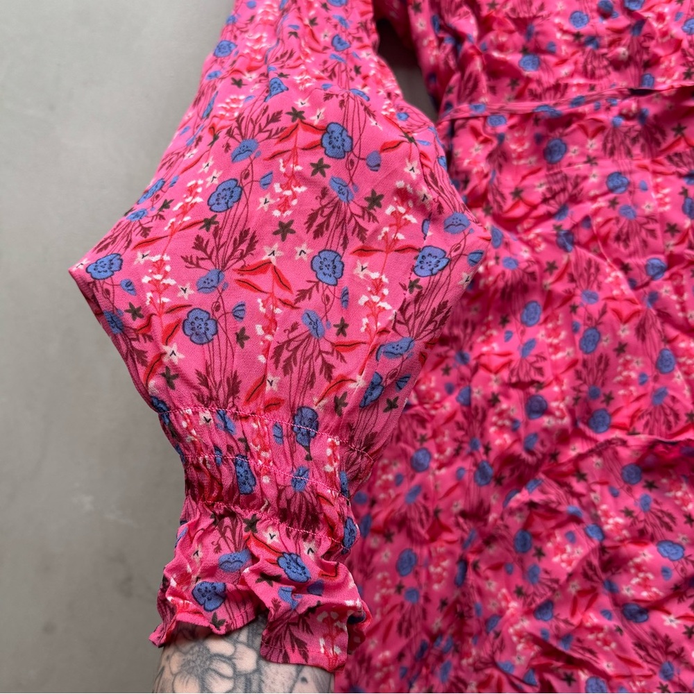 Boden chiffon style waist tie dress - Picture 6 of 7